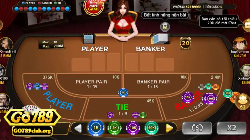 Giới thiệu sơ lược về cách chơi baccarat tại Go789